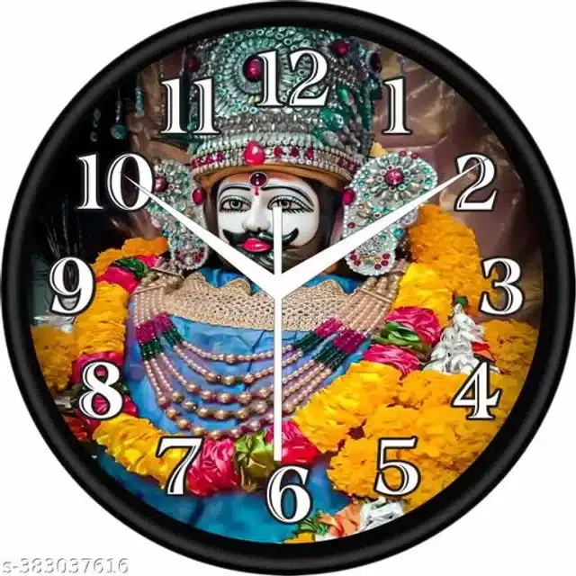 Analog Wall Clock for Home, Multicolor