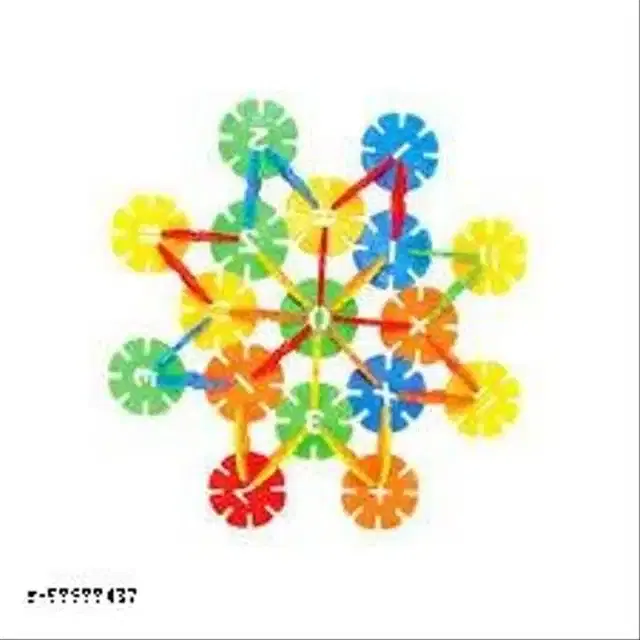 Plastic Kids Building Toys, Multicolor, Set of 1