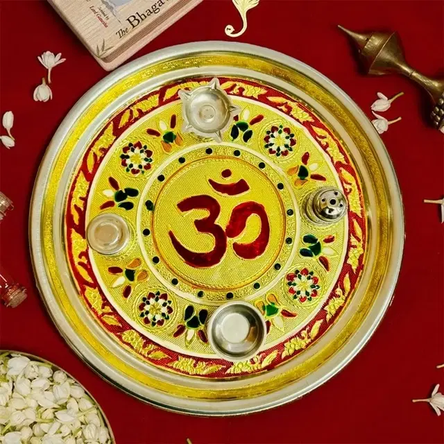 Om Puja Thali