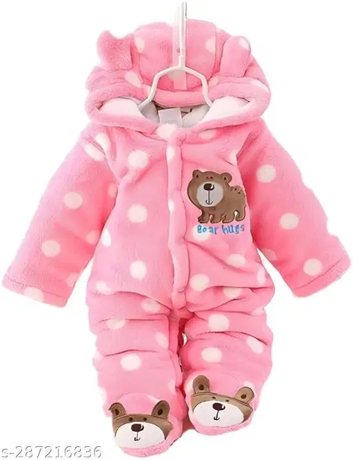 Polyester Rompers for Kids (Multicolor, 0-3 Months)