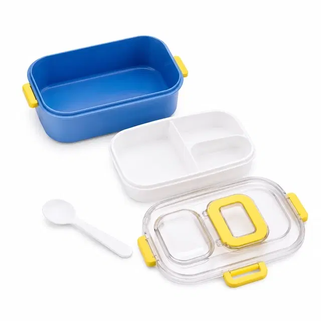 KS Mighty Plastic Lunch Box, 900 ml, Assorted