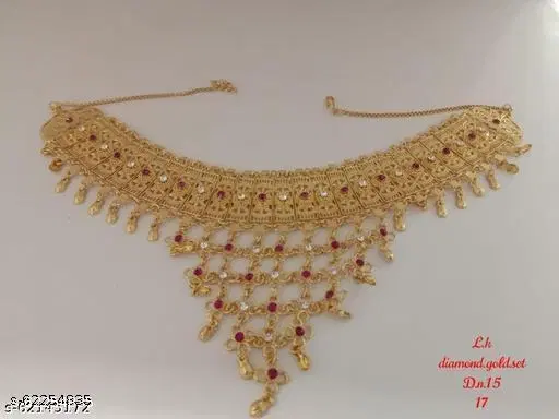 Everyday Necklaces for Women (Gold, Free Size)