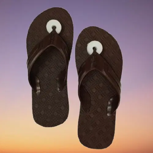 Flipflops for Men (Brown, 6)