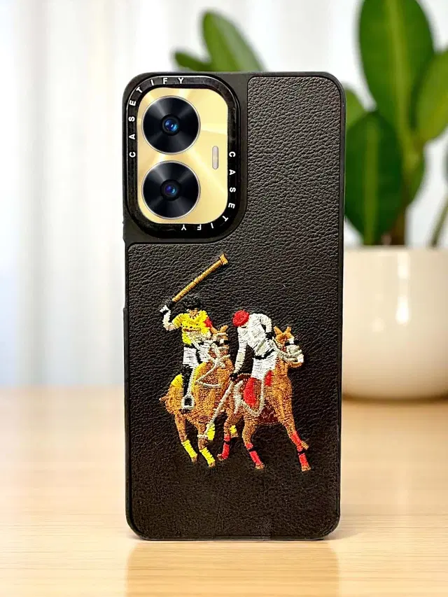 Pvc Back Cover For Realme C55 / Realme N55, Black