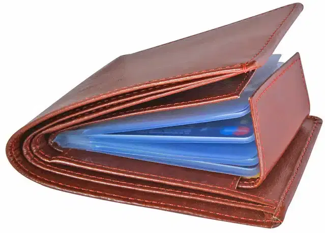 Synthetic Wallet for Men (Brown)