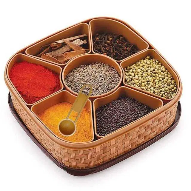 Plastic Masala Box Dabba For Keeping Spices, St-047