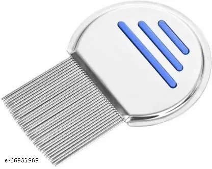 Stainless Steel Lice Treatment Comb, Multicolor