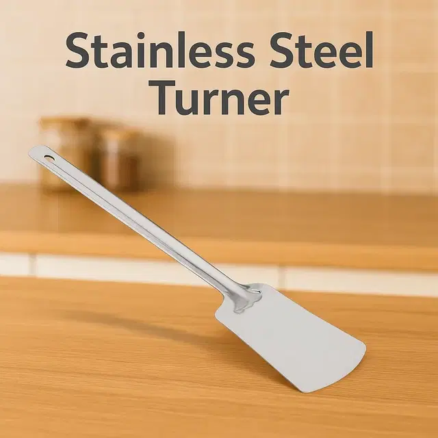 JENSON Stainless Steel Turner, 13 Inches, Pack of 1