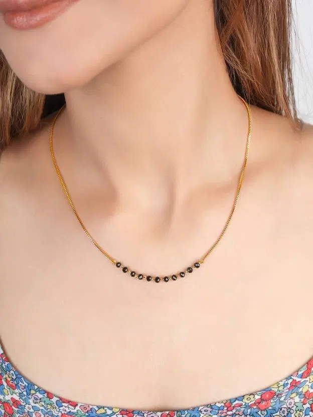 Designer and Stylish Fancy Gold Plated Mangalsutra for Women, Pack of 1, Pack of 1, Pack of 1