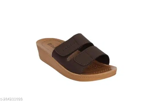 Inblu Slippers for Women (Brown, 7)