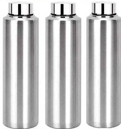 NIVIS Steel Water Bottle (900 ml, Pack of 3)