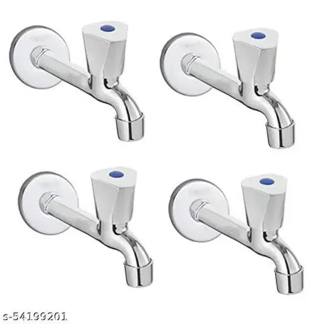 Bathroom Tap, Silver, Pack Of 4