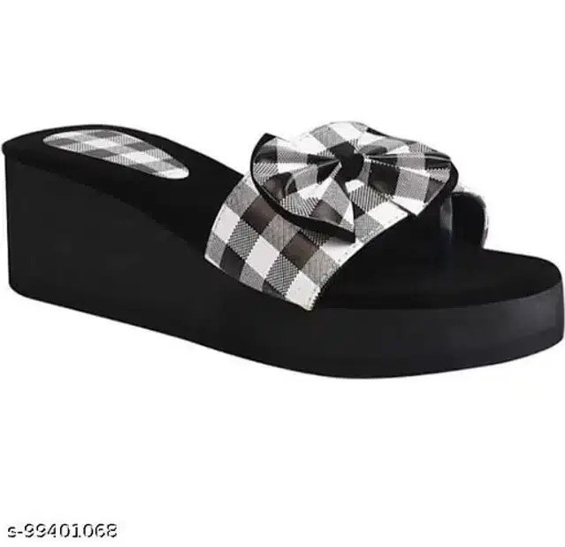 Sliders for Women (White & Black, 5)