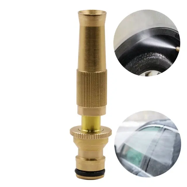 Solid Brass Nozzle, Gold