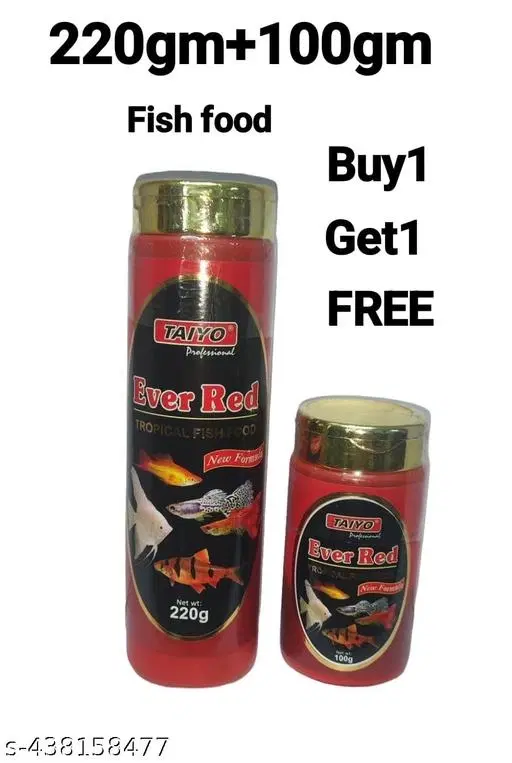 Taiyo Ever Red Tropical Food For Fish (220gm+100gm)  (pack of 2)