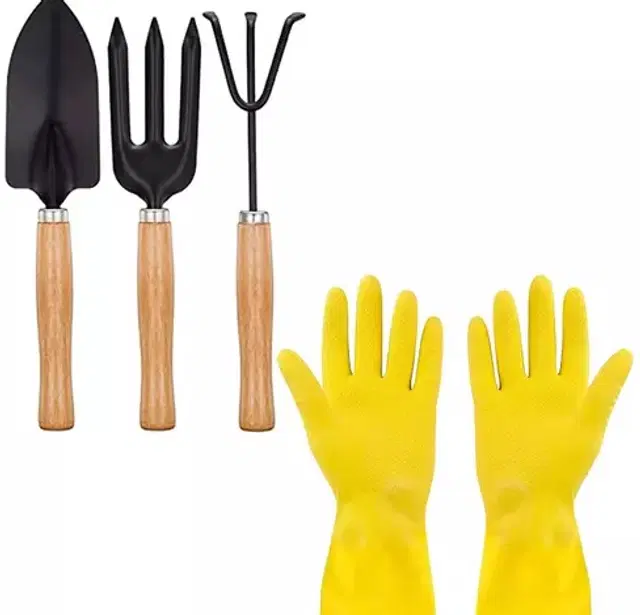 Gardening Tools Set, Multicolor, Set of 4