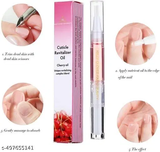 1PCS BEST Cuticle Oil Pen for Nail Care. Nail Oil Pen with Natural Ingredients Revitalize Pen (MULTICOLOR)