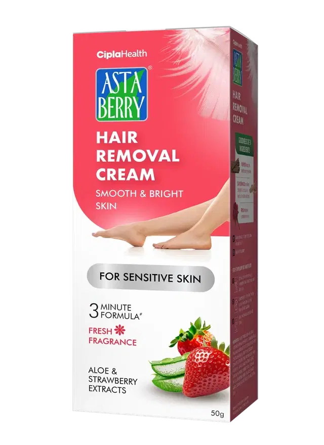 Astaberry Hair Removal Cream For Sensitive Skin 50 g