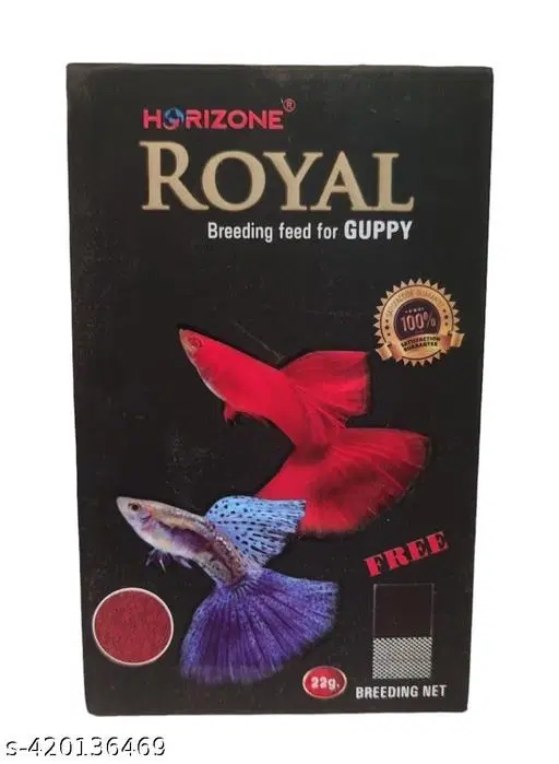 Horizone Royal Guppy Food For Fish (22gm),Pack Of 1