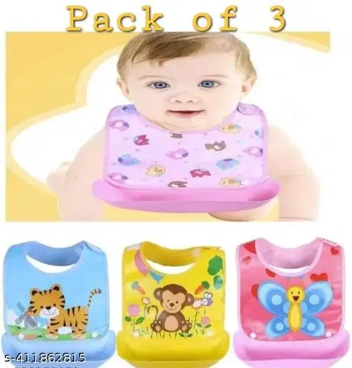 Baby Bib,Baby Tray Bib, Bab/Baby Bib With Tray/ Silicone Babu Bib/ Newborn Gifts