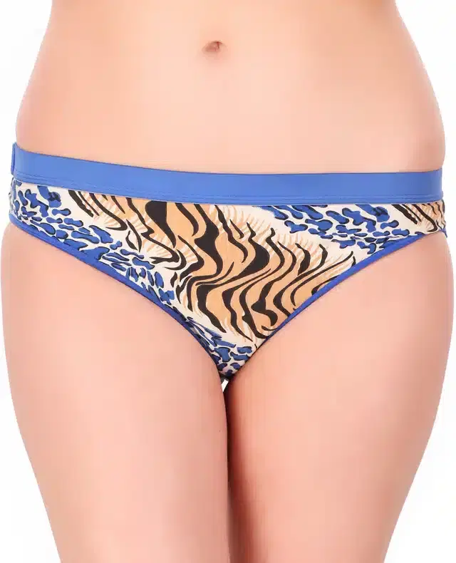 Cotton Blend Panty for Women (Multicolor, M)