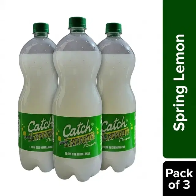 Catch spring lemon 3X1.25 L Pet Bottle - Pack of 3