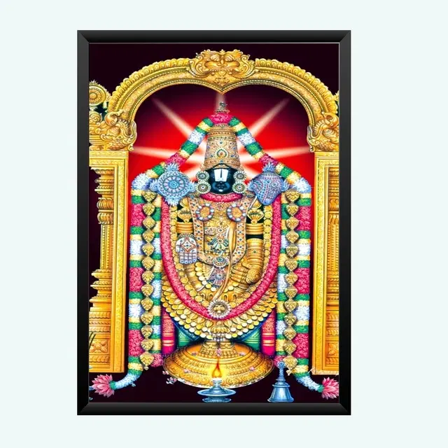 Polyester Photo Frame, Black, 5x7 inches