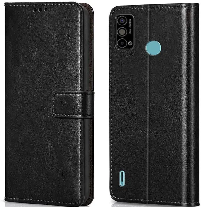Flip Mobile Cover for Tecno Spark Go 2020 - KE5, Multicolor