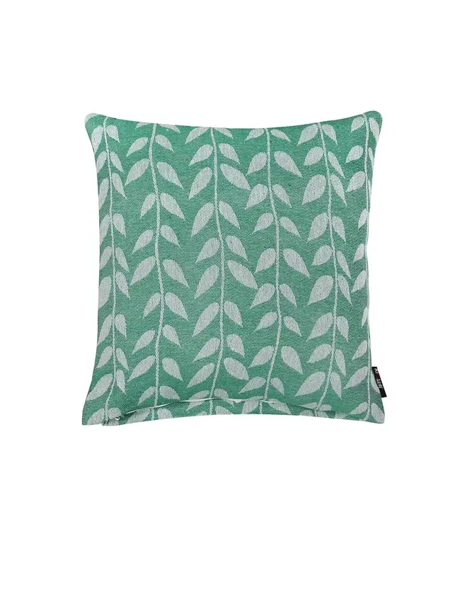 Cotton Cushion Cover, Mint Green, 14x14 inches