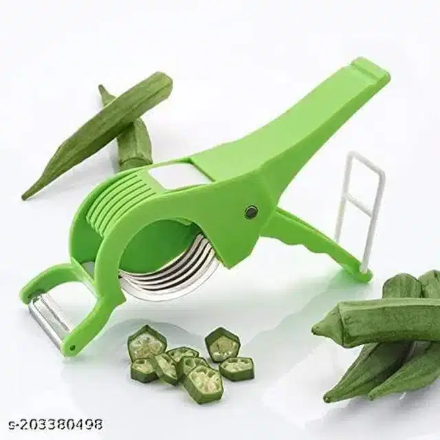 2 in 1 Vegetable Cutter & Peeler, Multicolor