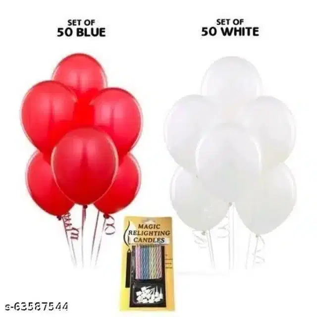 Party Decoration Kit, Multicolor, Set of 110