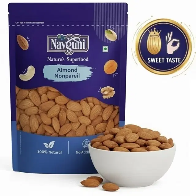 Navguni Almond Nonpareil (Gold) 200 g