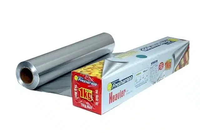 Aluminium Foil for Kitchen, Silver, 6 m