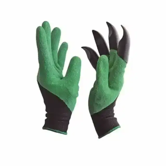 K Kudos Abs Gardening Gloves With Right Hand Fingertips Claws