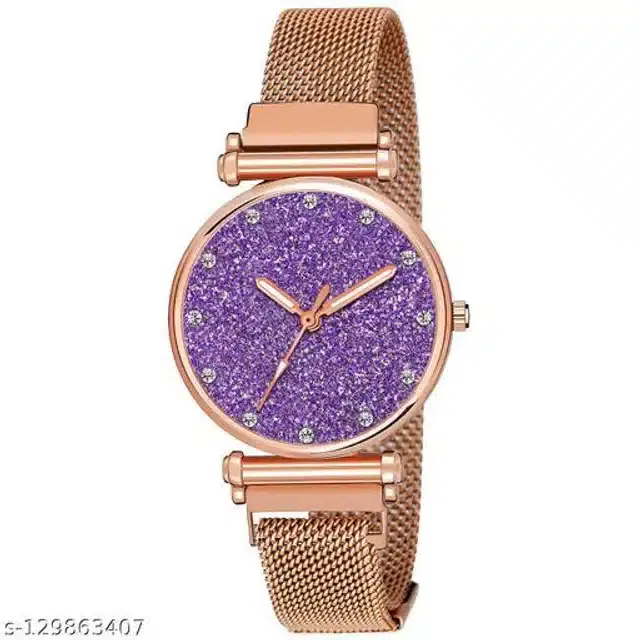 Analog Watch for Women (Rose Gold)