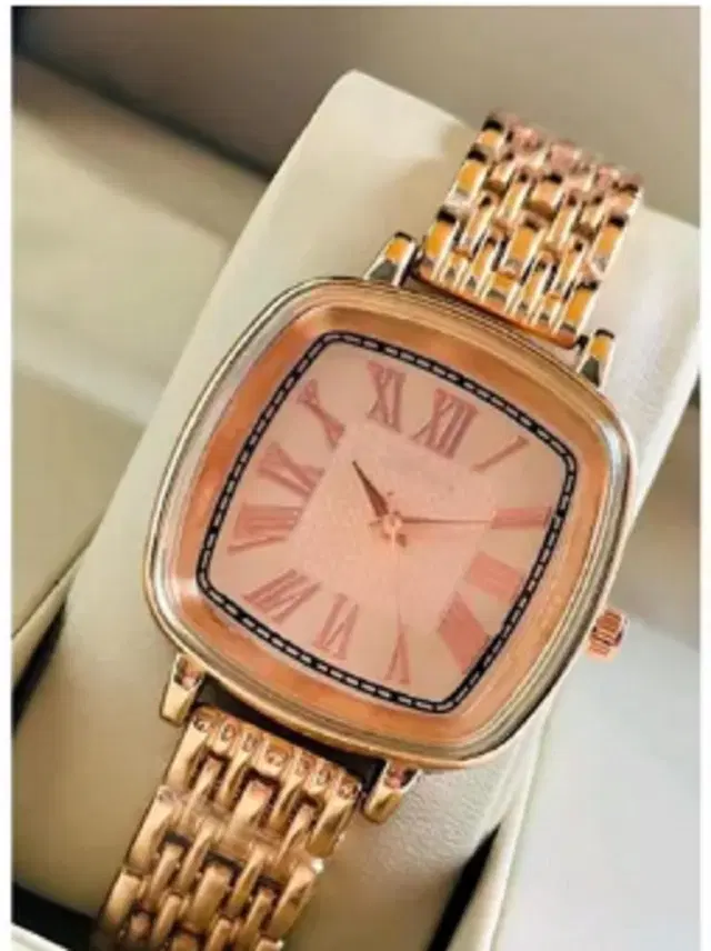 Analog Watch for Women (Rose Gold)