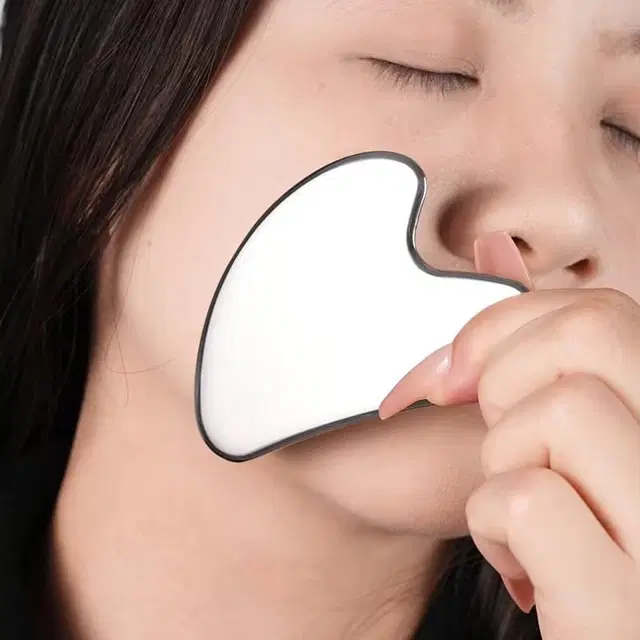 Premium Stainless Steel Gua Sha Facial Massager Tool