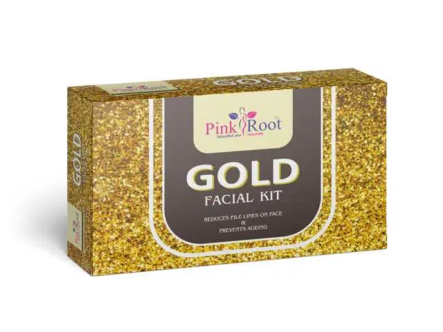 Pink Root Gold Facial Kit, Pack Of 1, 80 g, MI-222
