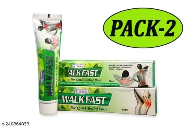 Dr. Biswas Walk Fast Pain Relief Gel Gel, 2 X 60 G