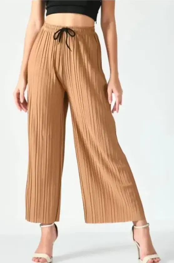 Sarina Loose Trouser / Pant for Women, Beige (M)