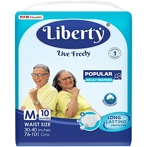Liberty Adult Eco Diapers (M) - 10 Diapers
