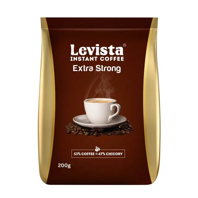 Levista Extra Strong Instant Coffee Mix 200 g (Pouch)