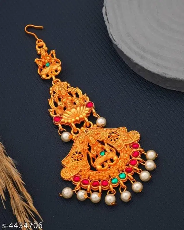 Alloy Maangtika for Women (Multicolor)