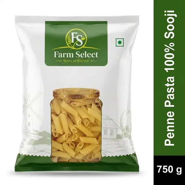 Farm Select Penne Pasta 750 g (100 % Sooji)