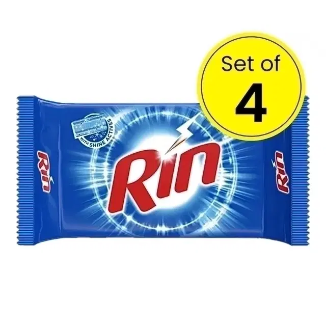 Rin Detergent Bar 4X170 g (Set of 4)