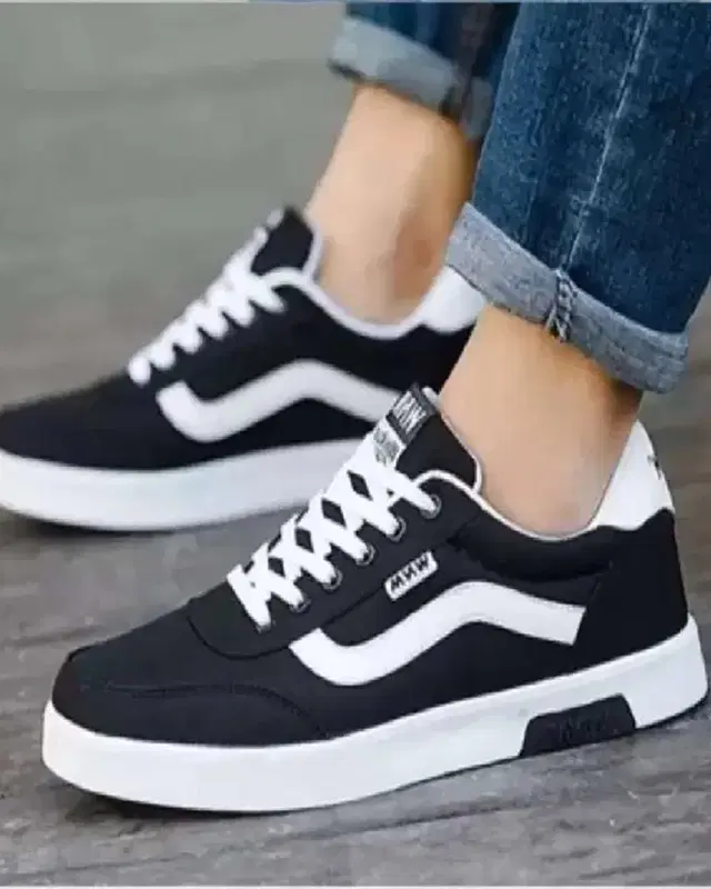 Casual Shoes for Men (Black, 6)