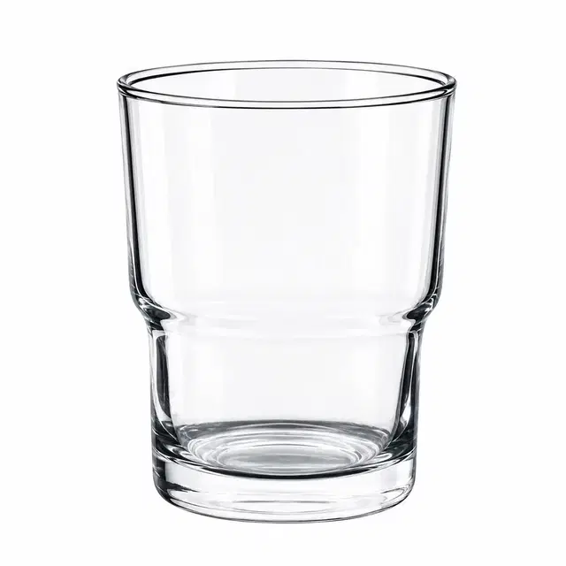 Yera Prima Alwyn Stackable Glass, 215 ml, Set Of 6 – Space-Saving Stackable Glasses