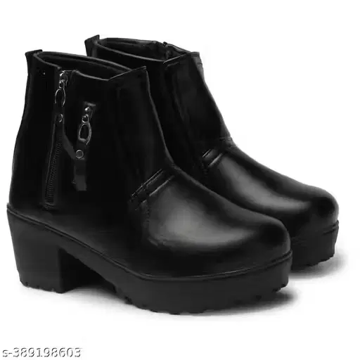 Boots for Women (Black, 7)