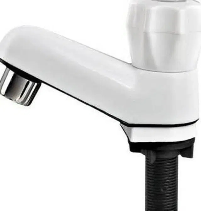 Plastic Pillar Taps, White