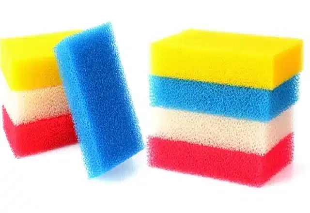 Nylon Bristles Long Handle Toilet Cleaning Brush, Multicolour, Pack of 3
